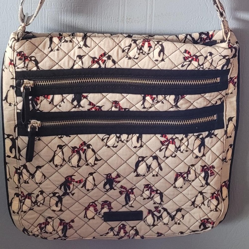 Vera Bradley Triple Zip Hipster Crossbody Bag